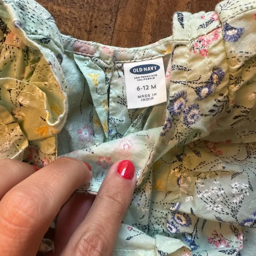 Old Navy Floral Ruffle Dress